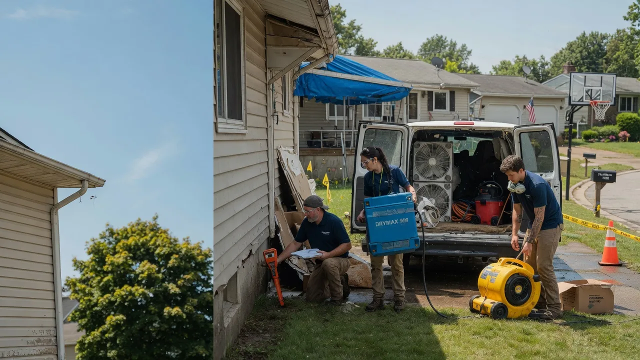 Ceiling Leak Cleanup in Pittsburgh, PA near me
